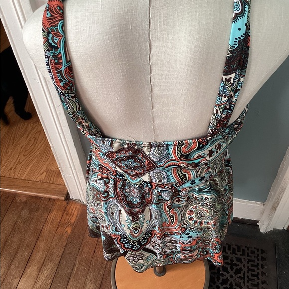 BoHo VINTAGE Vol 1 Stretchy Tank Top Lined Size L - Picture 3 of 4